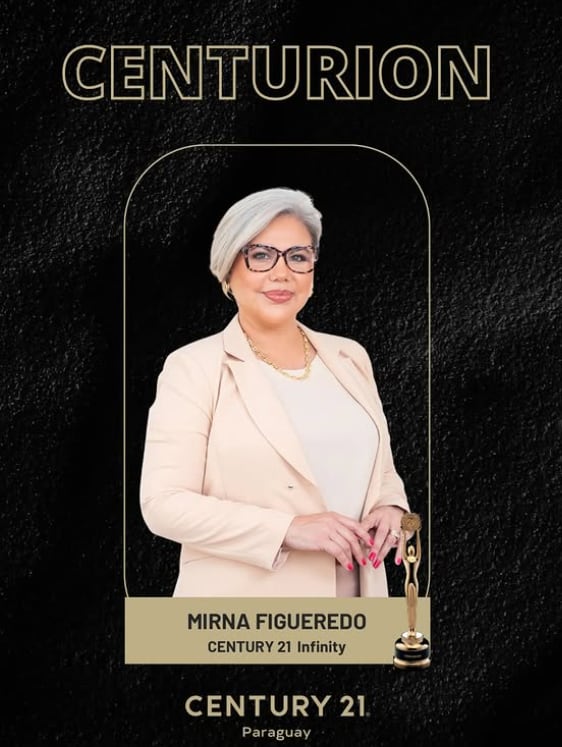 Mirna Figueredo, premio Centurión